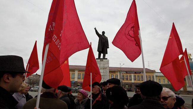 Томские коммунисты отметили день рождения Ленина