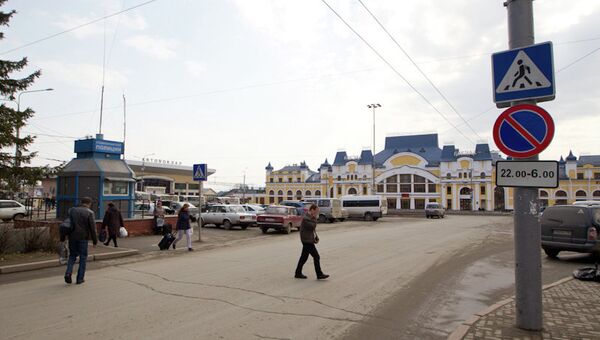 Привокзальная площадь в Томске