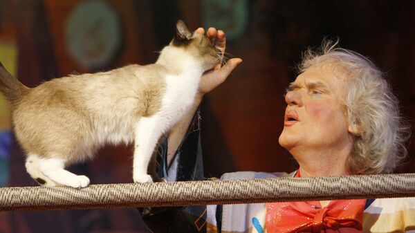 Спектакль Юрия Куклачева Королева кошек. Архивное фото