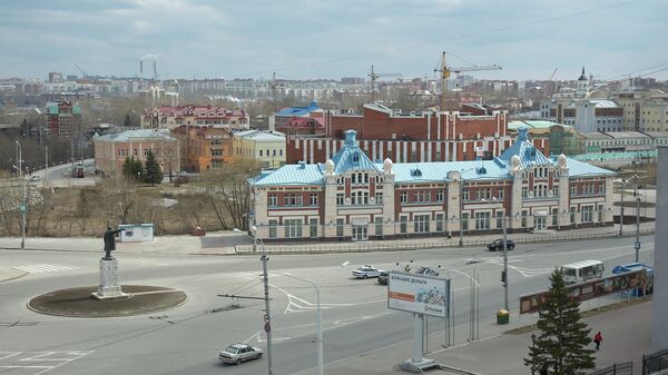 Площадь Ленина в Томске, архивное фото