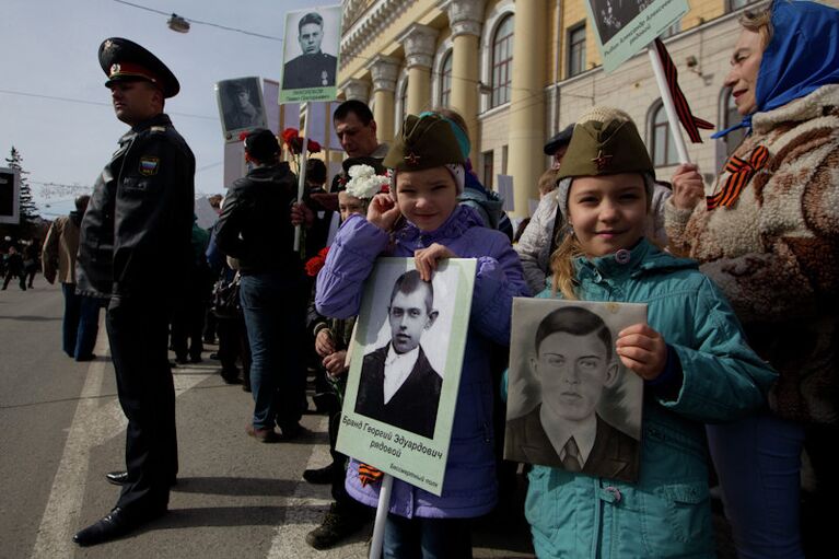 Акция Бессмертный полк-2013 в Томске