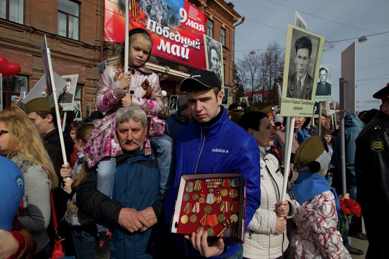 Празднование Дня Победы в Томске - 2013