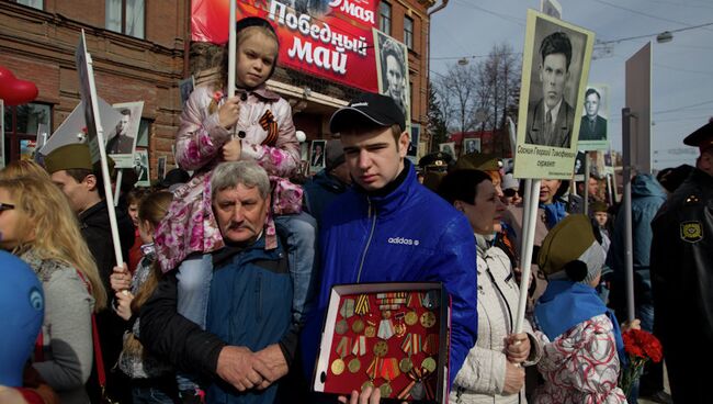 Празднование Дня Победы в Томске - 2013