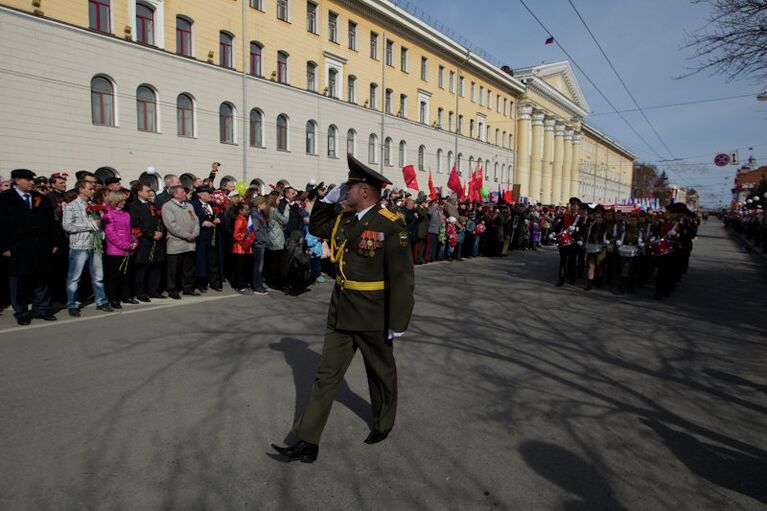 Празднование Дня Победы в Томске - 2013