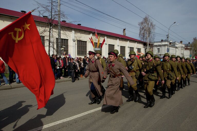 Празднование Дня Победы в Томске - 2013