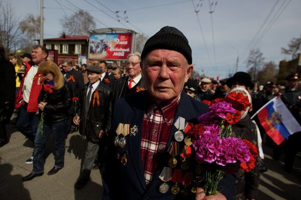Празднование Дня Победы в Томске - 2013