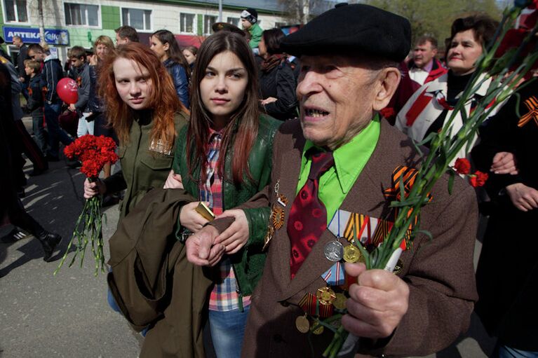 Празднование Дня Победы в Томске - 2013