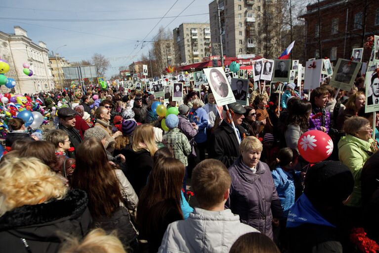 Празднование Дня Победы в Томске - 2013