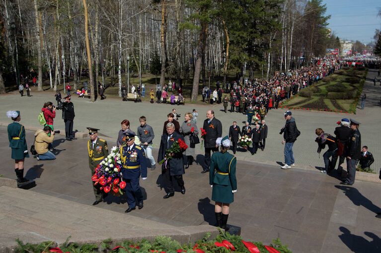 Празднование Дня Победы в Томске - 2013