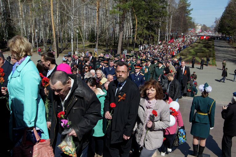 Празднование Дня Победы в Томске - 2013