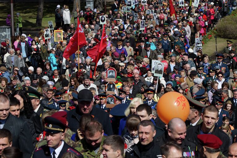 Празднование Дня Победы в Томске - 2013