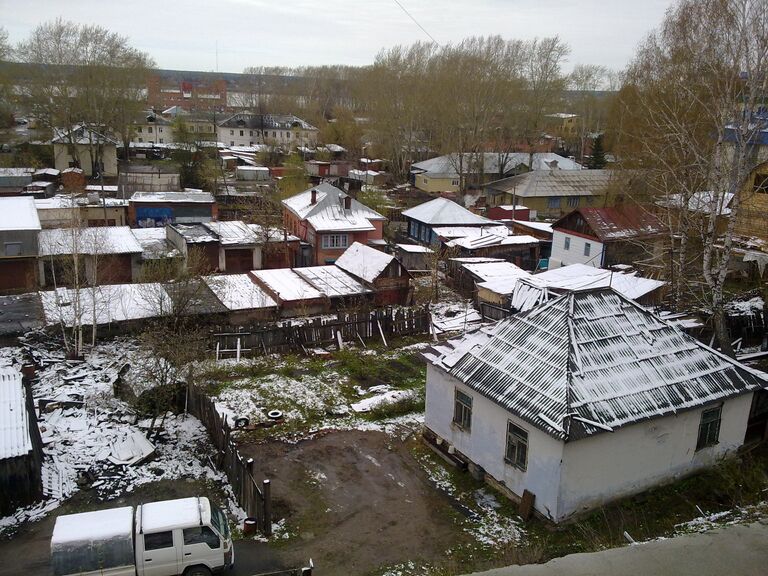 Майский снегопад в Томске