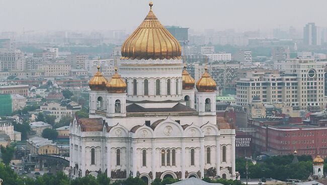 Вид на Храм Христа Спасителя