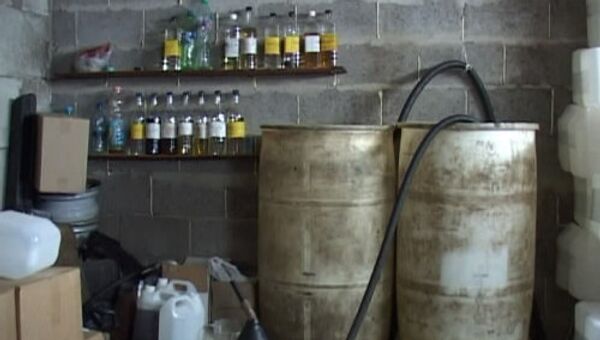 Закрытие мини-завода по производству алкоголя в Янино 