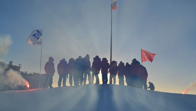 Дрейфующая станция Северный полюс-39 завершила работу в Арктике. Архив