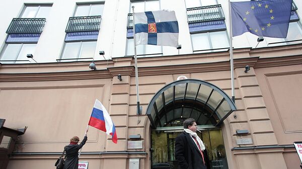 Пикет у консульства Финляндии в Петербурге