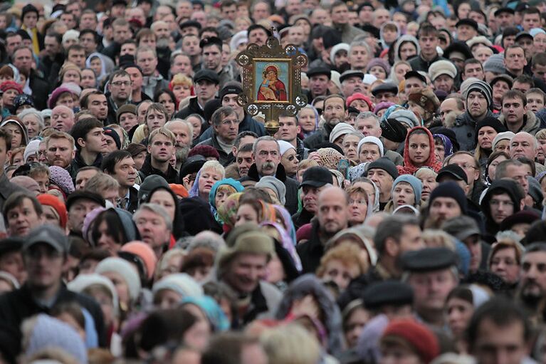 Крестный ход в День народного единства в Петербурге