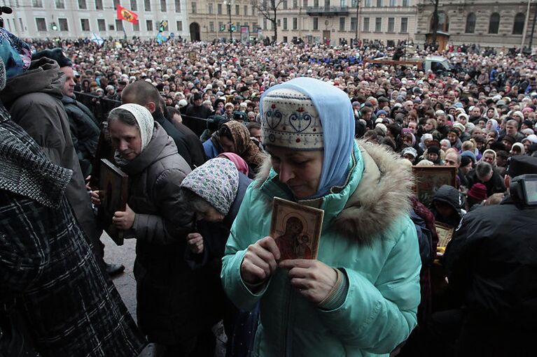 Крестный ход в День народного единства в Петербурге