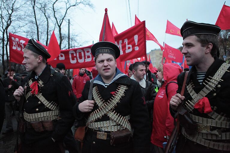 Акция коммунистов в Петербурге