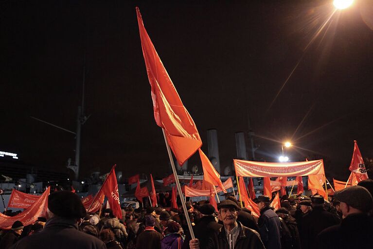 Акция коммунистов в Петербурге