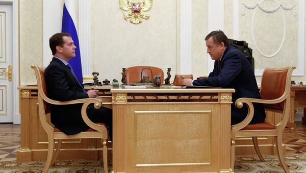 Встреча Д.Медведева и А.Дрозденко