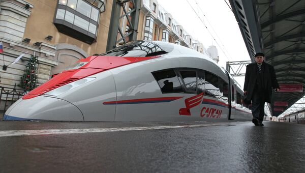 Новый высокоскоростной поезд «Сапсан»