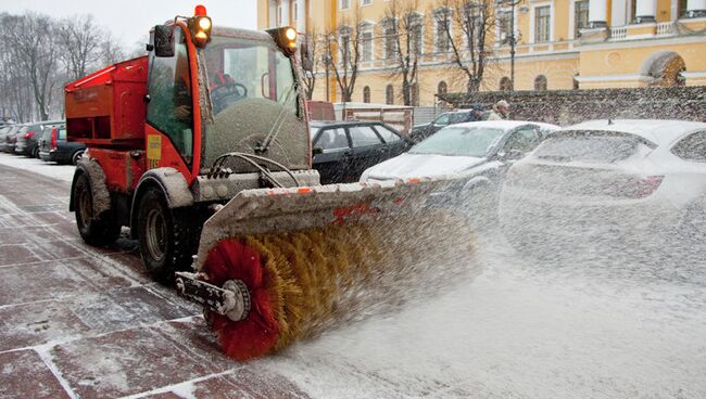 Снегопад в Петербурге