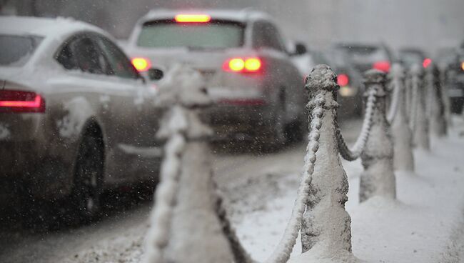 Снегопад в Петербурге