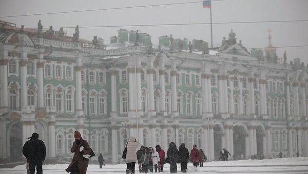 Снегопад в Петербурге. Архив