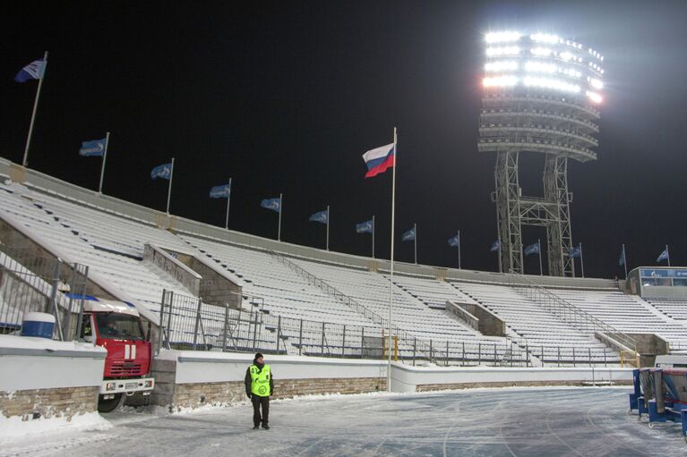 Трибуны стадиона Петровский