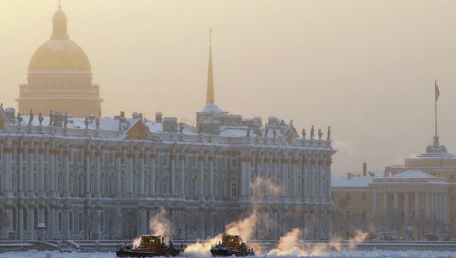 Мороз в Санкт-Петербурге