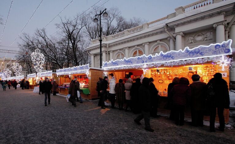 Рождественская ярмарка в Санкт-Петербурге