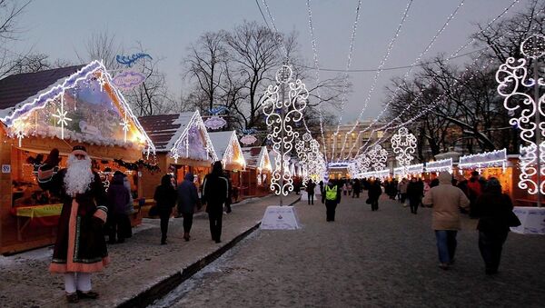 Рождественская ярмарка в Санкт-Петербурге