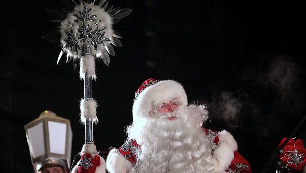 Дед Мороз в Петербурге, архивное фото