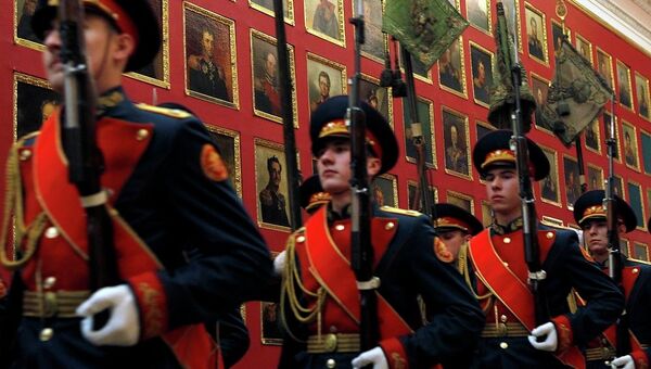 Открытие трех выставок, посвященных 200-летию победы в Отечественной войне 1812 года, в Эрмитаже