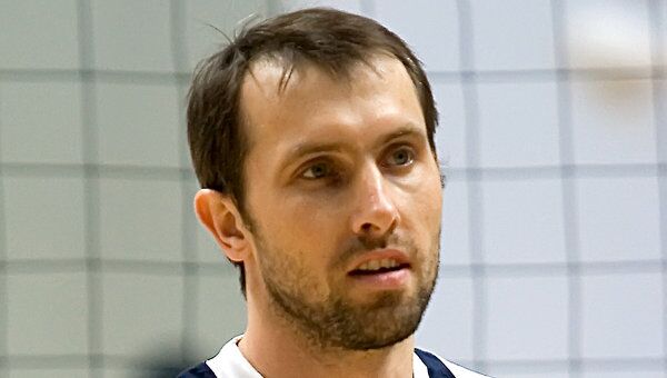 Капитан российской сборной по волейболу Сергей Тетюхин