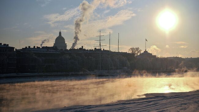 Морозы в Санкт-Петербурге