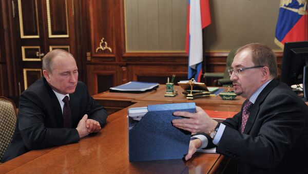 Встреча Владимира Путина с Николаем Кропачевым