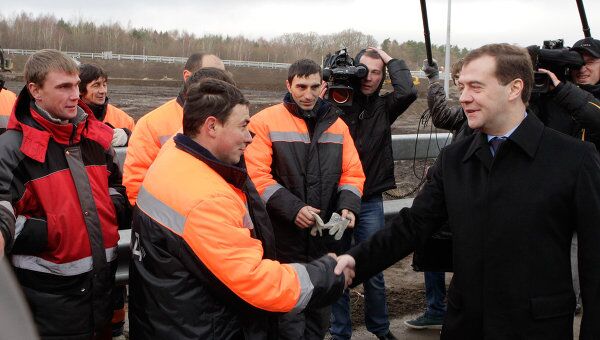 Рабочая поездка Д. Медведева в Калининградскую область