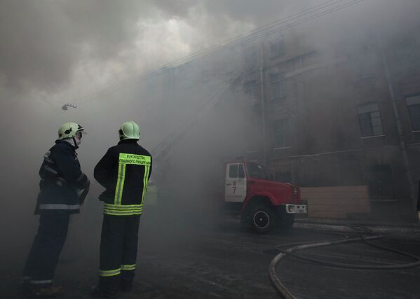 Пожар в Адмиралтейском районе