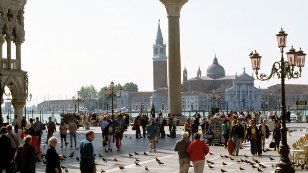 Площадь Сан-Марко в Венеции. Архив