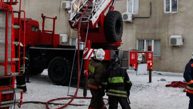 Тушение пожара. Архив