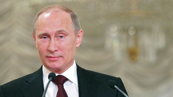 В.Путин на съезде родителей России в Москве