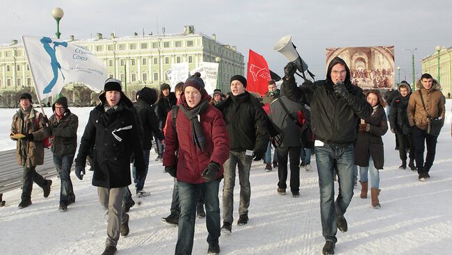 Акция против закона о митингах в Петербурге. Архив