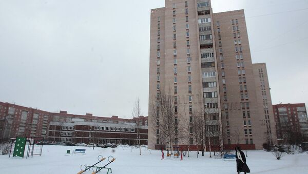 Бывшее общежитие на улице Ильюшина, жители которого объявили голодовку