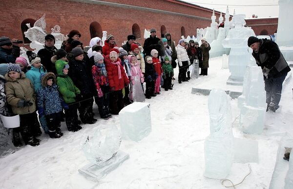 Мастер-класс по ледовым скульптурам