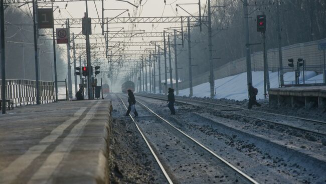 Железная дорога. Архивное фото