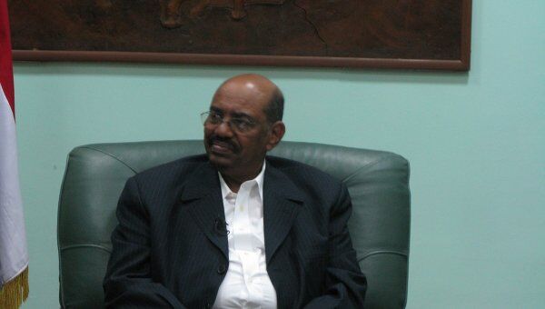 Омар Хасан Ахмед аль-Башир президент Судана. Архив