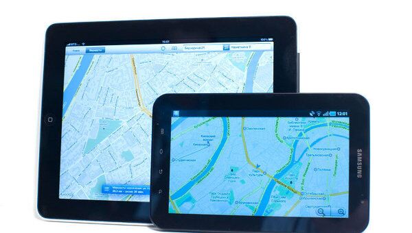 Google Maps - одно из приложений, где проявляются преимущества большого экрана iPad 
