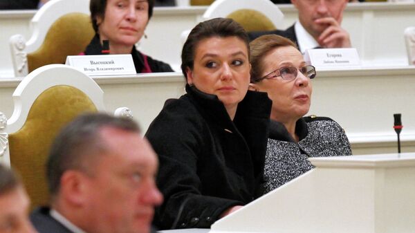Анастасия Мельникова в Законодательном собрании Санкт-Петербурга